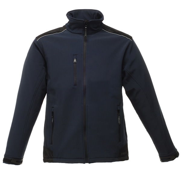 Regatta Sandstorm slitstark arbetskläder Softshell jacka (vattenavvisande) för män Navy/Black M