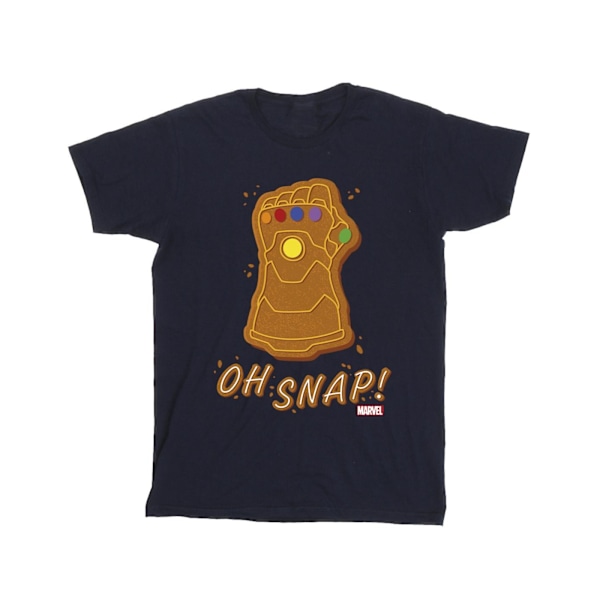 Marvel Herr Thanos Oh Snap T-shirt S Marinblå Navy Blue S