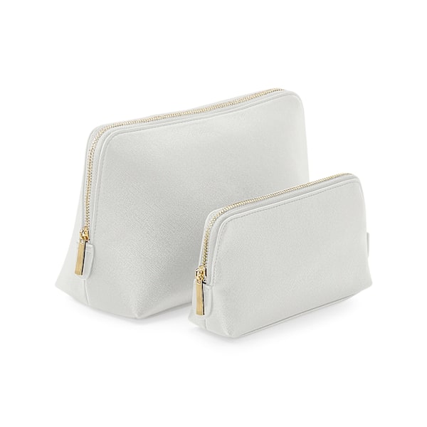 Bagbase Boutique Läderlook PU Toalettväska M Soft Grey Soft Grey M
