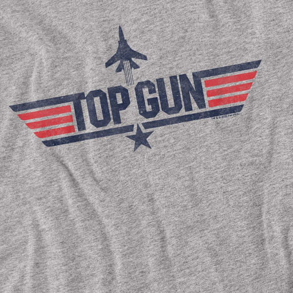 Top Gun Unisex Vuxen Logo T-Shirt L Sport Heather Sport Heather L