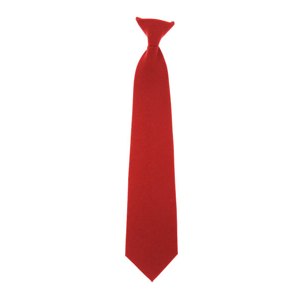 Yoko Clip-On Tie One Size Röd Red One Size