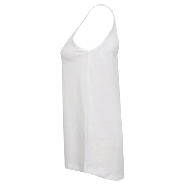 SF Dam/Dam Slounge Tank Top S Vit White S