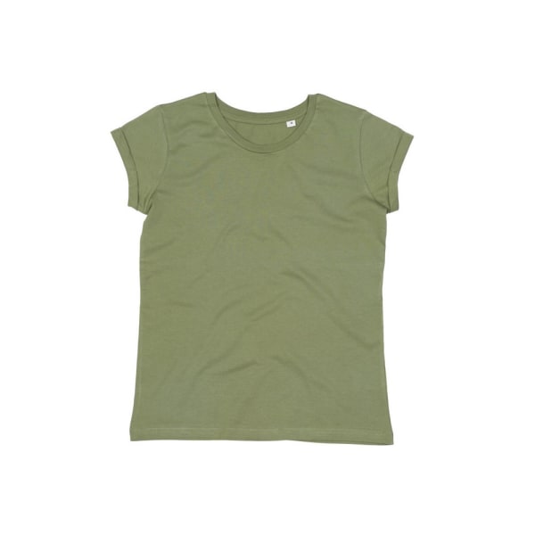 Mantis T-shirt med rullärm för dam/dam L Mjuk oliv Soft Olive L