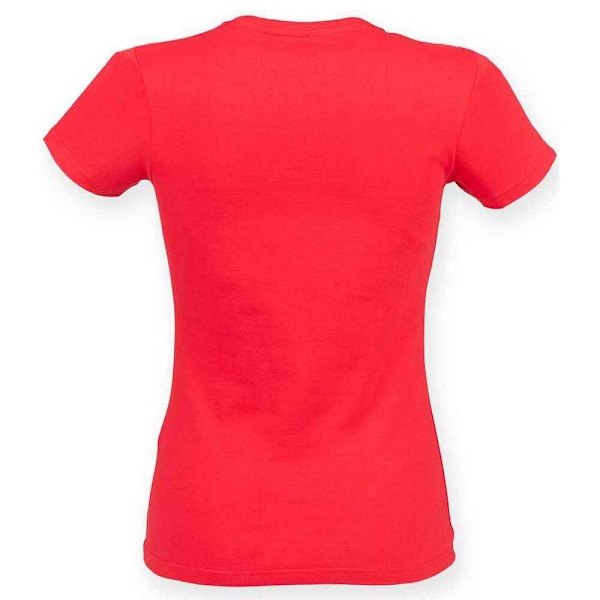 SF Dam/Kvinnor Feel Good Heather Stretch T-Shirt S Röd Red S