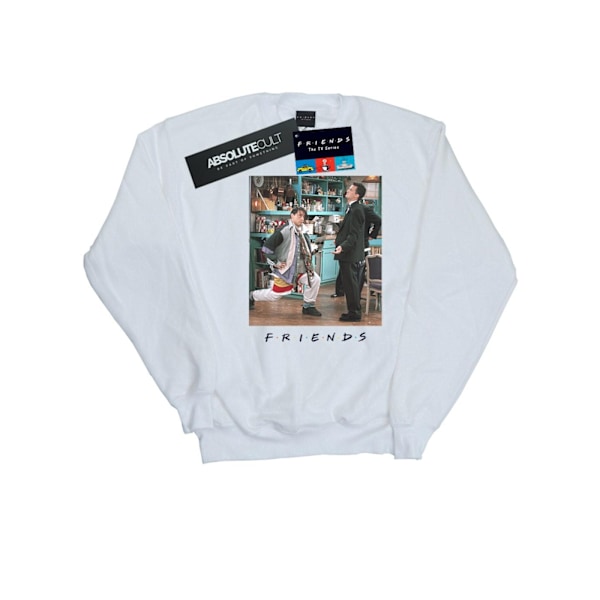 Friends Herr Joey Lunges Sweatshirt S Vit White S