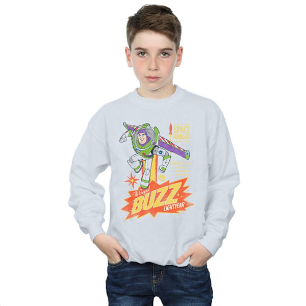 Disney Pojkar Toy Story 4 Den Originala Buzz Lightyear Tröjan White 7-8 Years
