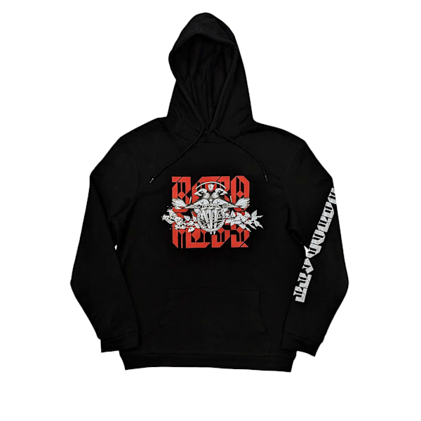 Baroness Unisex Vuxen Höst Ärm Tryck Hoodie XXL Svart Black XXL