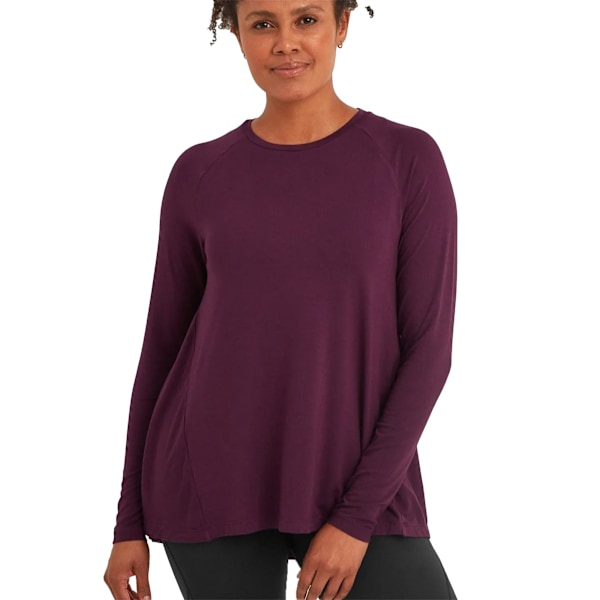 TOG24 Dam/Dam Tanton Teknisk T-shirt 10 UK Mörk Lila Dark Purple 10 UK