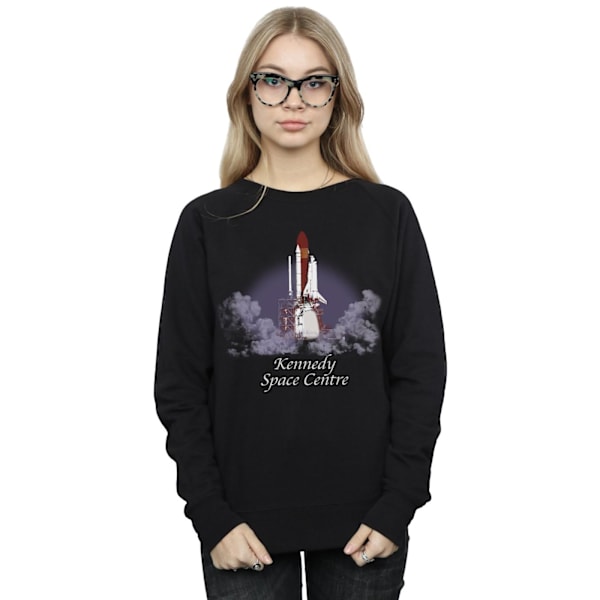 NASA Dam/Kvinnor Kennedy Space Centre Lift Off Sweatshirt M B Black M