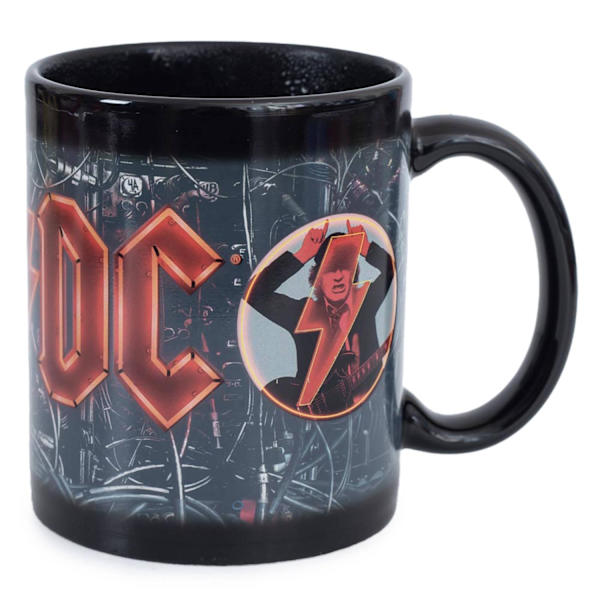 AC/DC Värmekänslig Mugg One Size Svart/Röd Black/Red One Size