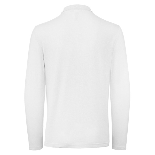 B&C Collection Herr Långärmad Polotröja 4XL Vit White 4XL