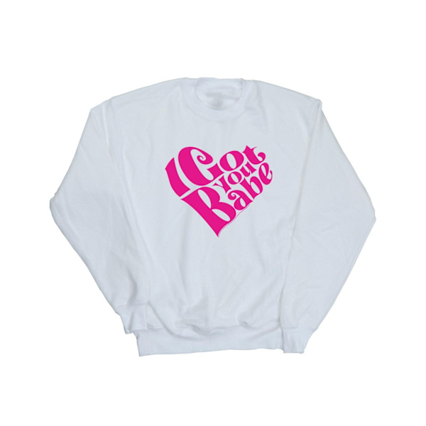 Sonny & Cher Dam/Damer I Got You Babe Sweatshirt S Vit White S