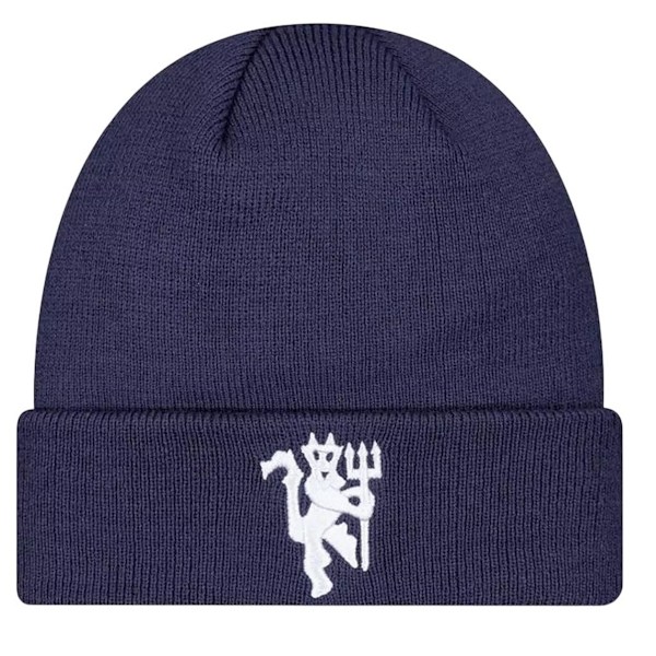 Manchester United FC Säsongsbetonad New Era Stickad Mössa med Uppvikt Kant One Size Sage One Size