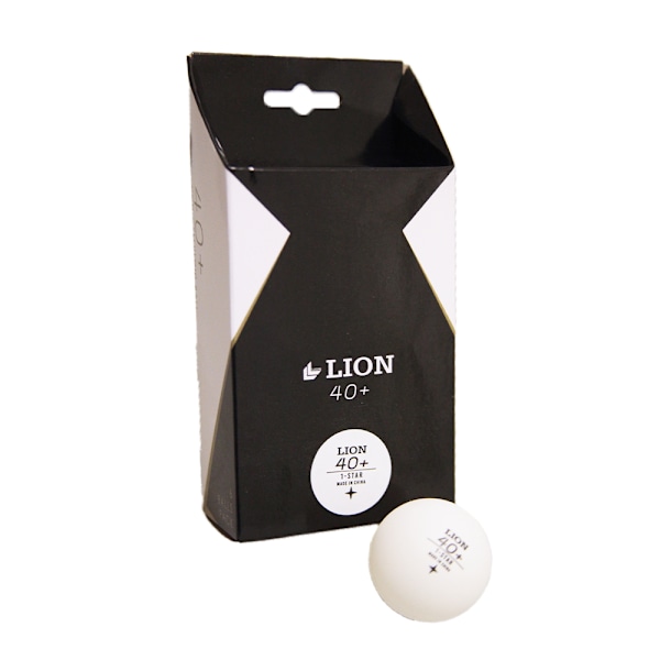 Lion Bordtennisbollar (6-pack) One Size Vit White One Size