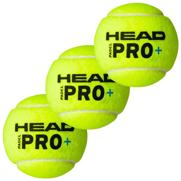 Head Pro+ Padelboll (3-pack) One Size Grön Green One Size