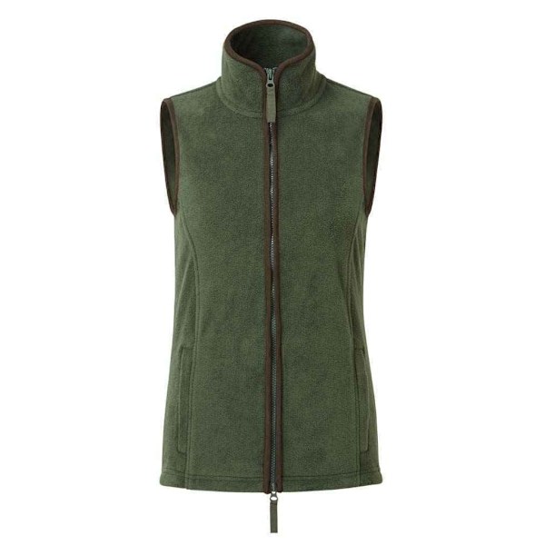 Premier Dam/Dam Artisan Fleece Gilet M Moss Green/Brown Moss Green/Brown M