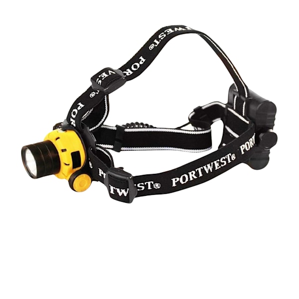 Portwest Ultra Power pannlampa One Size Gul/Svart Yellow/Black One Size