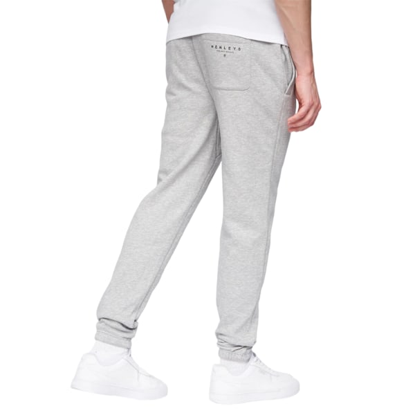 Henleys Herr Curveball Joggingbyxor XXL Grå Melange Grey Marl XXL