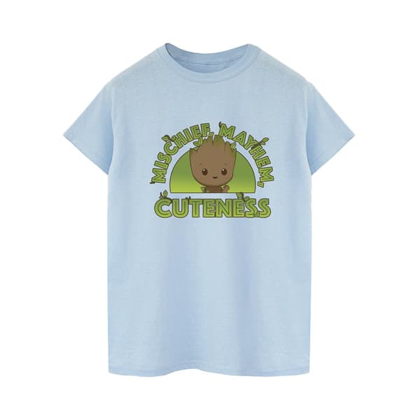 Marvel Herr I Am Groot Mischief Mayhem T-Shirt S Marinblå Navy Blue S