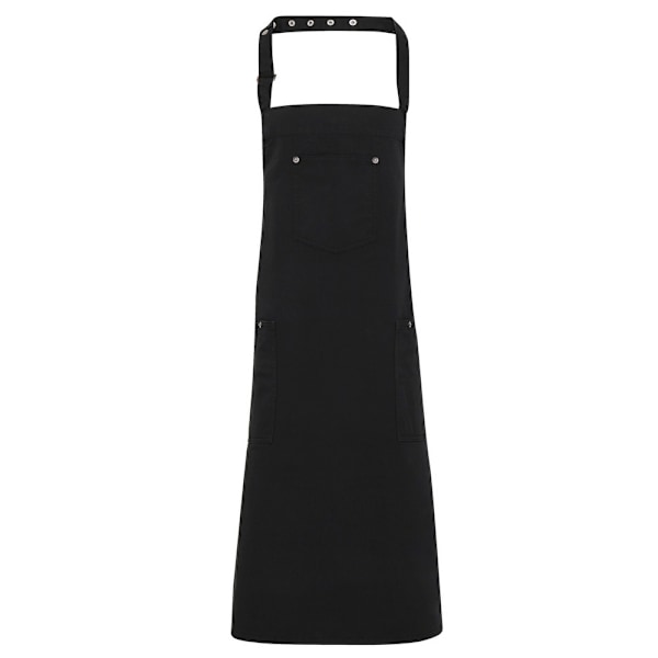 Premier Unisex Vuxen Twill Chino Full Apron En Storlek Svart Black One Size