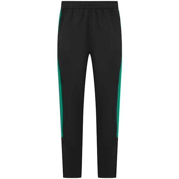 Finden & Hales Herr Knitted Träningsbyxor 4XL Svart/Smaragd Black/Emerald 4XL