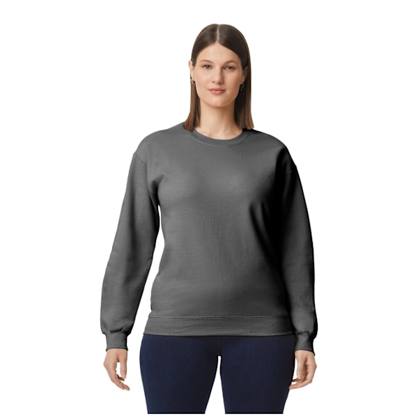 Gildan Softstyle Midweight Sweatshirt M Charcoal Charcoal M