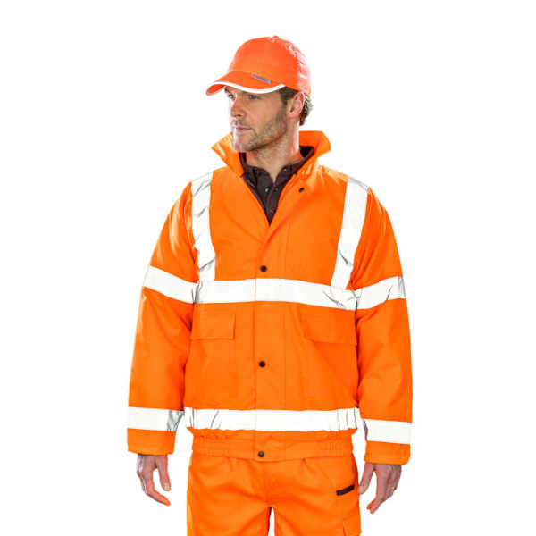 SAFE-GUARD by Result Herr Hi-Vis Vinter Blouson Jacka L Orange Orange L