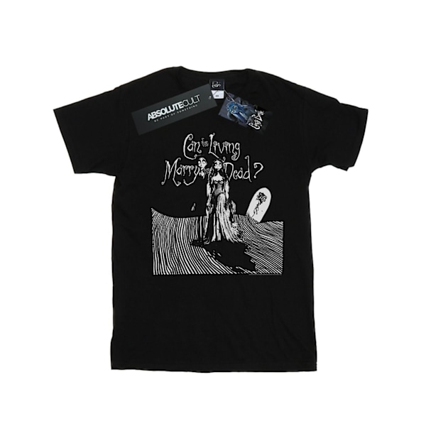 Corpse Bride Dam/Damer Gifta De Döda Bomull Pojkvän T-Sh Black XXL