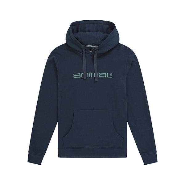 Animal Mens Driver Logo Organic Hoodie M Navy Navy M