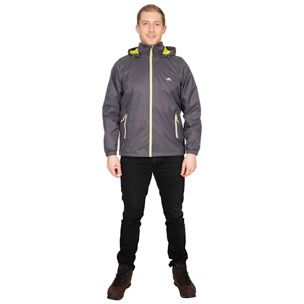 Trespass Briar Vattentät Jacka Herr XS Kolgrå Carbon XS