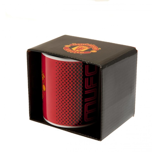 Manchester United FC Fade Mug En Storlek Röd Red One Size