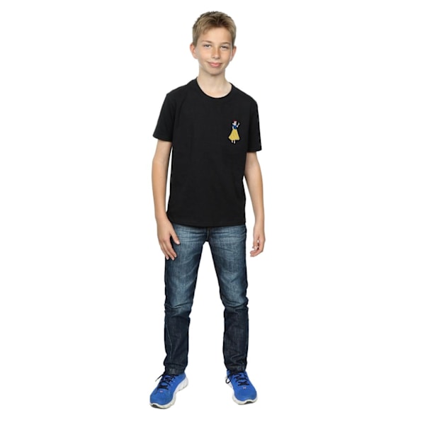 Disney Princess Boys Snow White Chest T-Shirt 12-13 år Svart Black 12-13 Years