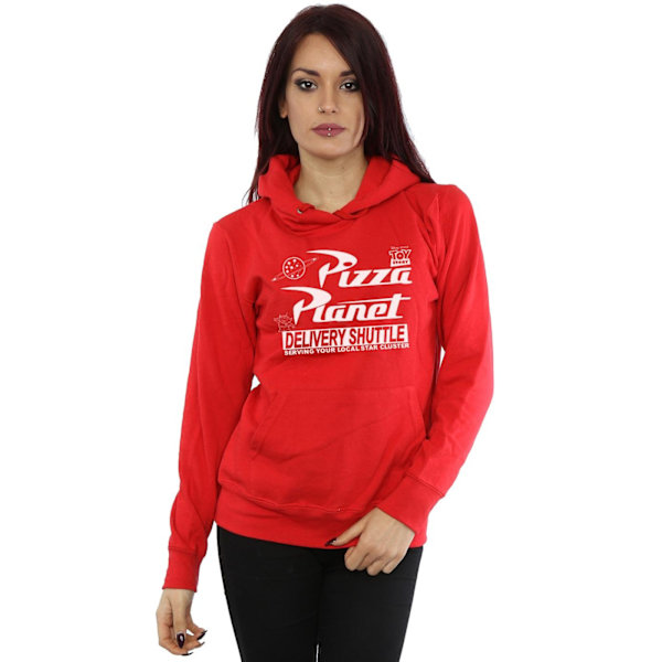 Disney Dam/Kvinnor Toy Story Pizza Planet Logo Hoodie XS Röd Red XS