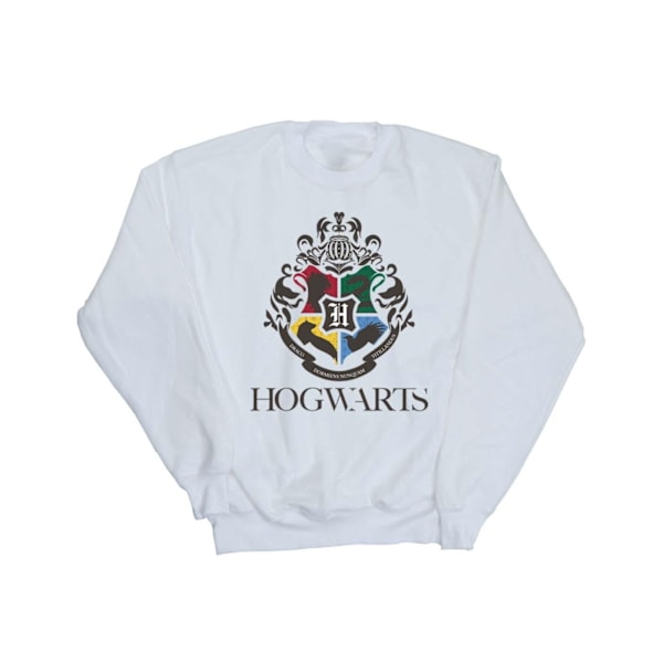 Harry Potter T-shirt för flickor med Hogwarts-vapen, 3-4 år, vit White 3-4 Years