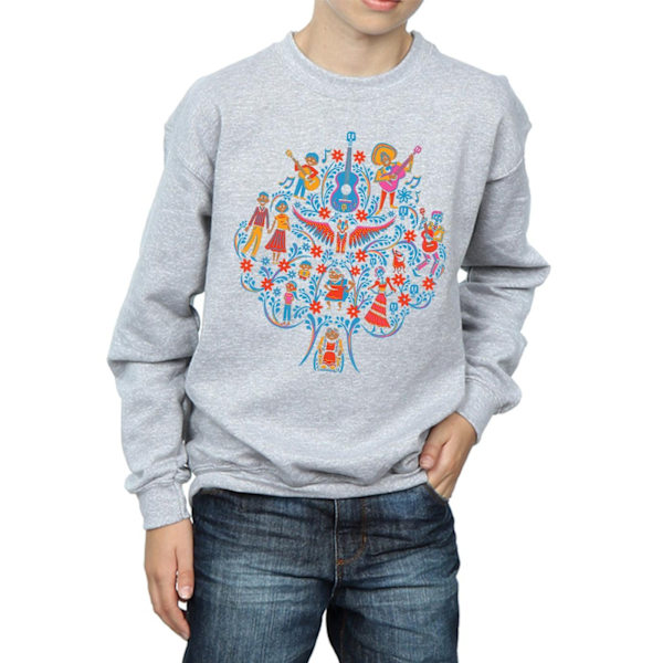 Disney Boys Coco Tree Pattern Sweatshirt 12-13 år Sports Grå Sports Grey 12-13 Years