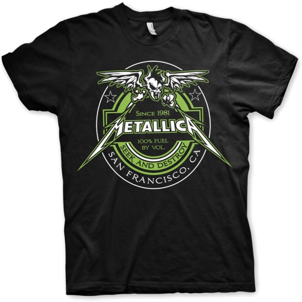 Metallica Unisex Vuxen Fuel T-Shirt XXL Svart Black XXL