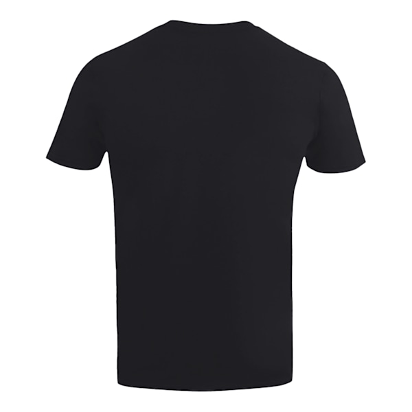 Saxon Unisex Vuxen Denim Och Läder T-Shirt XL Svart Black XL