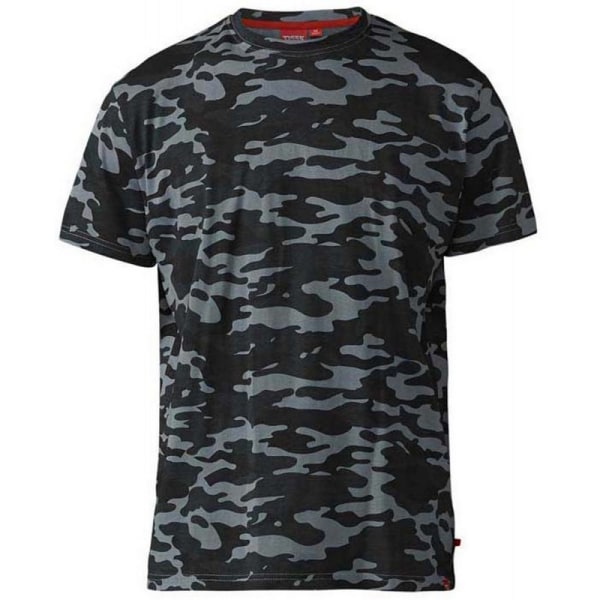 D555 Mens Gaston Camouflage Print T-Shirt L Storm Storm L