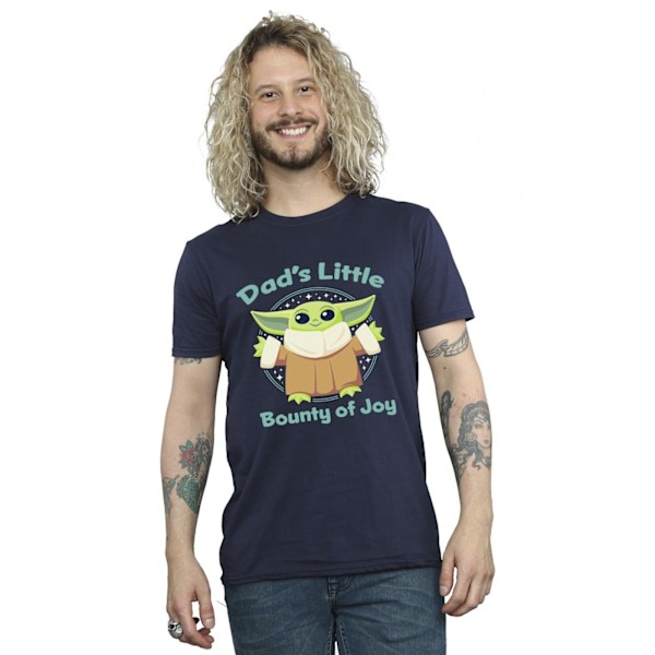 Star Wars The Mandalorian Bounty Of Joy T-shirt S Marinblå Navy Blue S