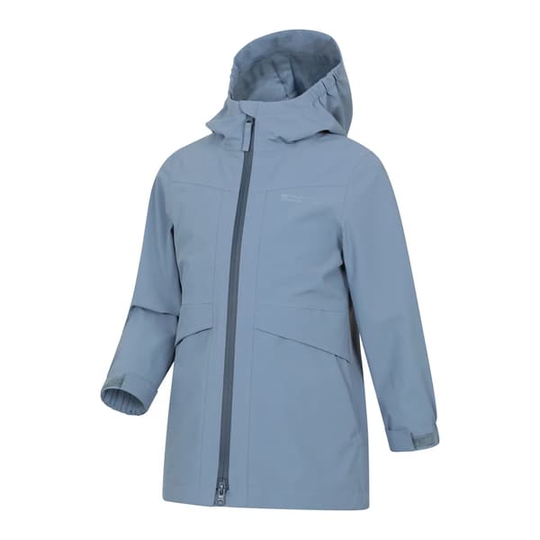 Mountain Warehouse Barn/Barn April Vattentät Jacka 3-4 År Blue 3-4 Years