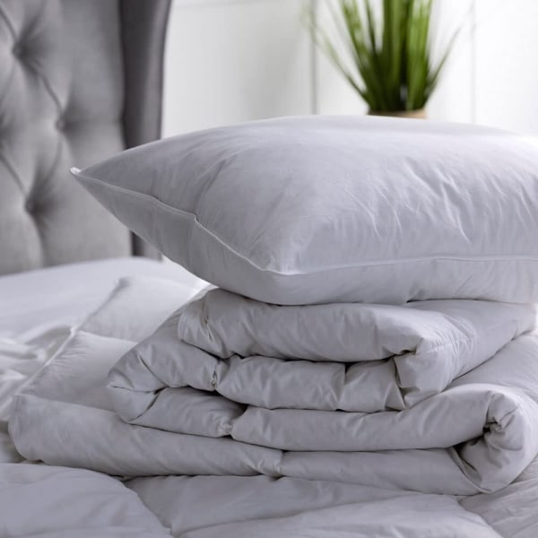 Belledorm Hotel Suite Ankdunfjäder Täcke Enkelsäng Vit White Single