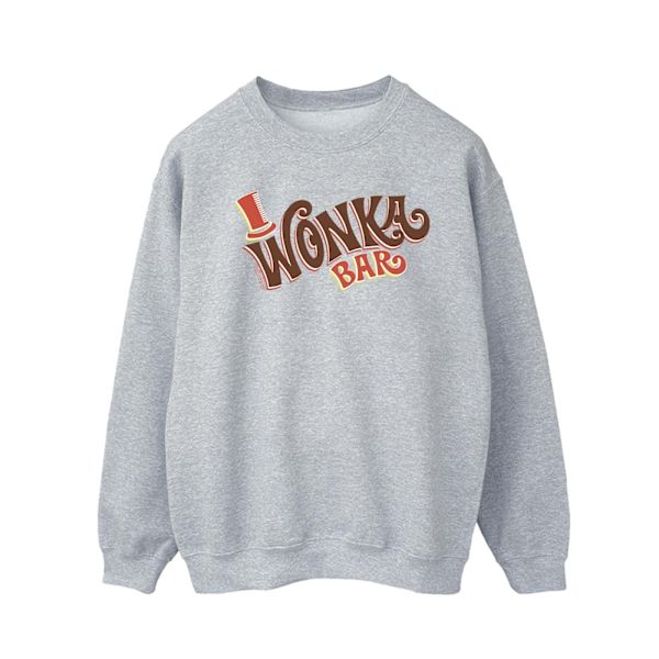 Willy Wonka Herr Bar Logo Sweatshirt XL Sports Grey Sports Grey XL