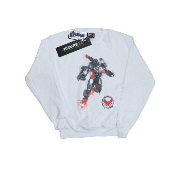 Marvel Mens Avengers Endgame Painted War Machine Sweatshirt 4XL White 4XL
