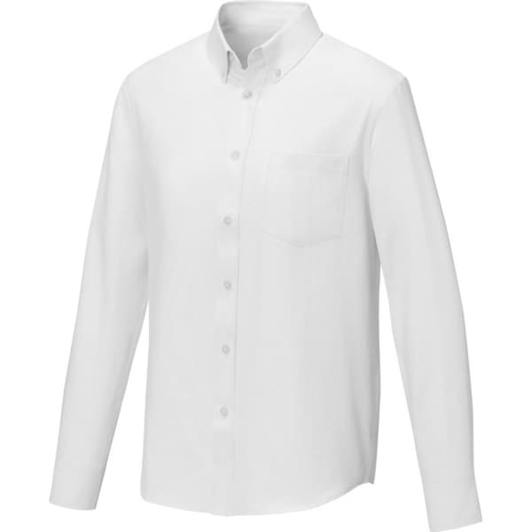 Elevate Mens Pollux Långärmad Skjorta 4XL Vit White 4XL