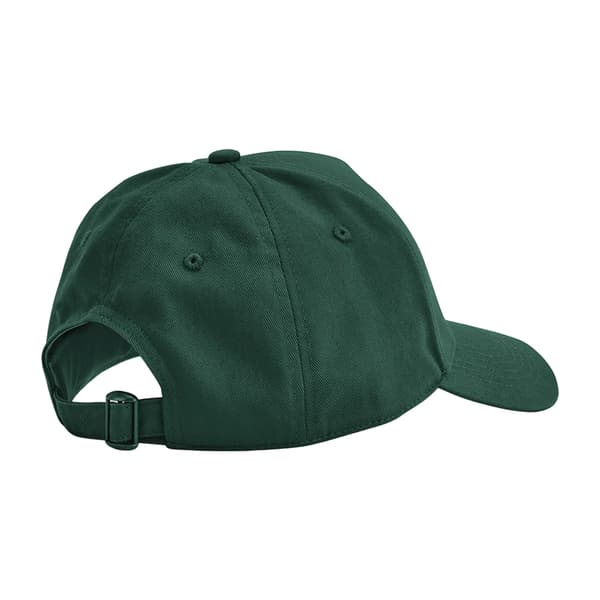 Beechfield Classic Baseballkeps i Organisk Bomull, 5 Paneler, One Size Bottle Green One Size