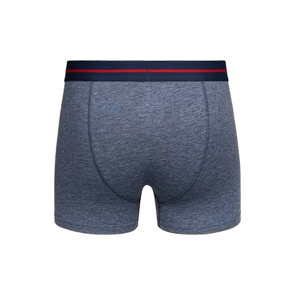 Duck and Cover Mens Stamper Boxer Shorts (3-pack) XXL Marinblå/Blå Navy/Blue XXL