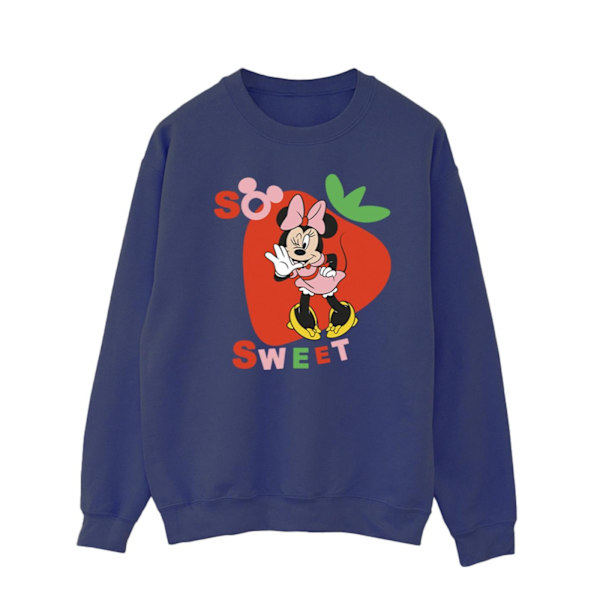Disney Mens Minnie Mouse So Sweet Strawberry Sweatshirt S Navy Navy Blue S