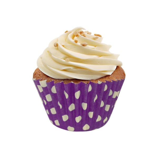 Culpitt Polka Dot muffins och muffinsfodral (paket med 54) One Siz Purple One Size