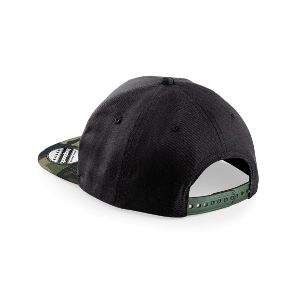 Beechfield Unisex Adult Camo Snapback Cap One Size Svart/Djungel Black/Jungle One Size