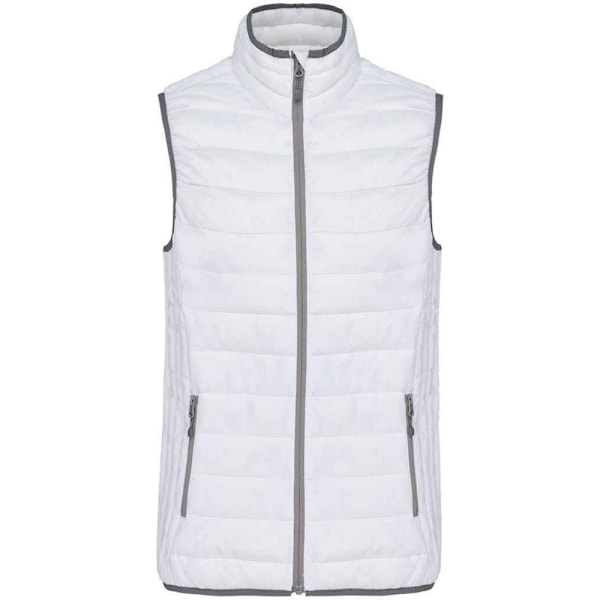 Kariban Dam/Kvinna Lätt Dunväst XL Vit White XL
